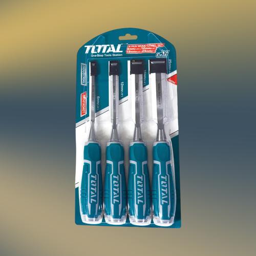 طقم ازميل خشب توتال يد فيبر 4قطع TAT41K0401