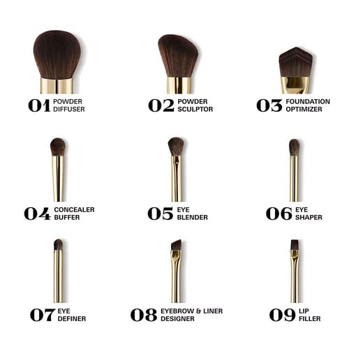 برادا فرشاة بودرة لنحت البشرة - قطعة واحدة