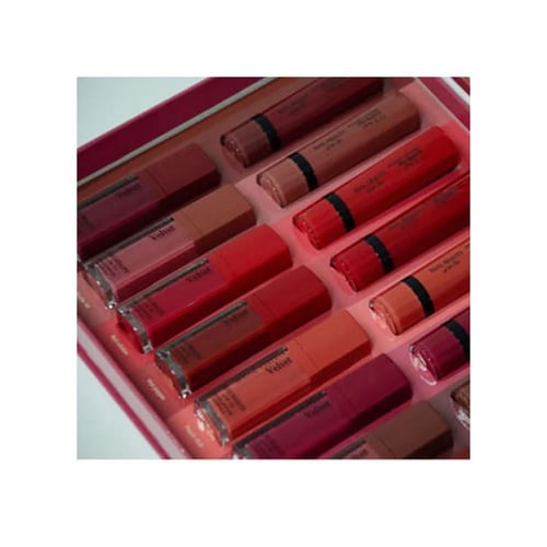 مجموعة روج جاف مع روج سائل ثابت من Rial Beauty