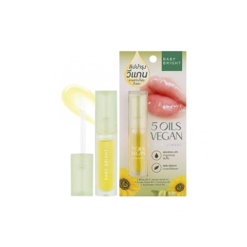 معالج للشفاه 5 OIL من BABY BRIGHT 2.5g