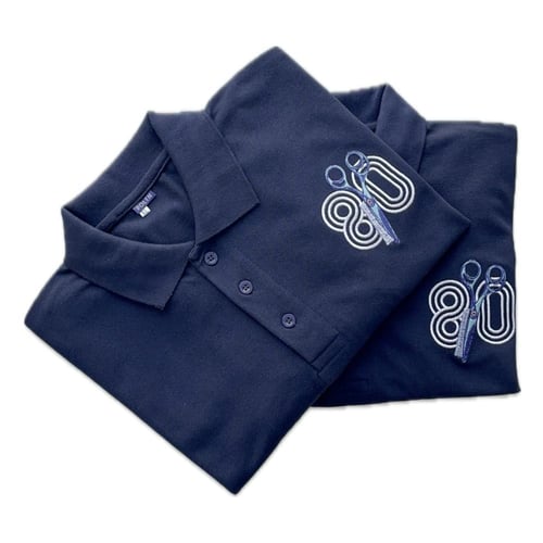 تيشرت موظفين مع تطريز اللوقو