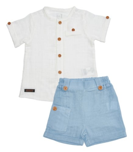 طقم ولادري قميص وشورت