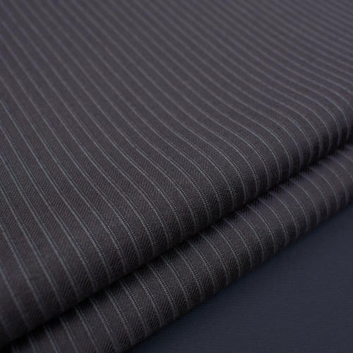 قماش بولتن شتوي مقلم موكا غامق