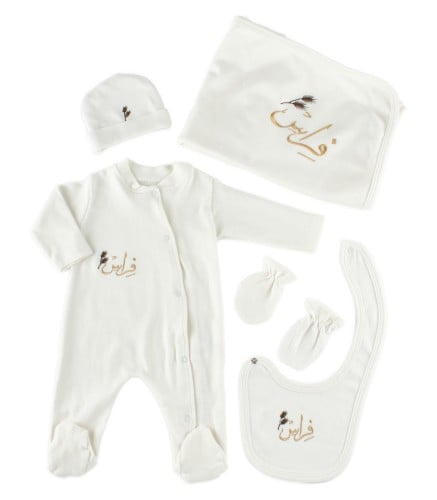 طقم مواليد 5 قطع