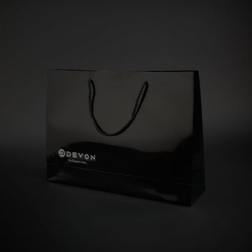 بوكس ديفون قماش شتوي سادة رمادي غامق