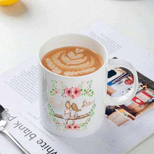 كوب قهوة بتصميم لأفضل أخت على الإطلاق - 11 أونصة-...