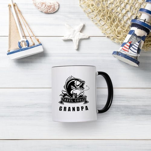 كوب قهوة بتصميم مضحك للجد - 11 أونصة - شكل 8