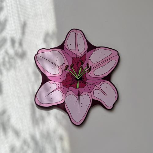 Lilies coaster