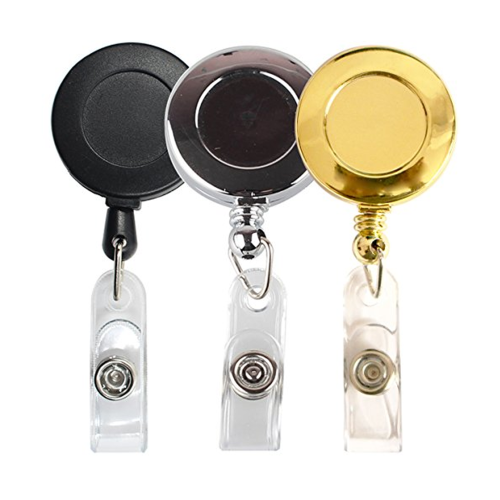 حامل بطاقة معدن بالوان مختلفة قابل للسحب اقل كمية...