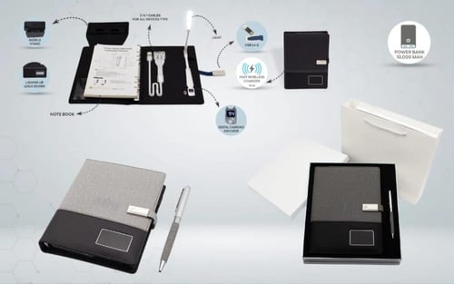 نوت بوك سمارت فاخر مع بوكس -قابل للطباعة أو الحفر