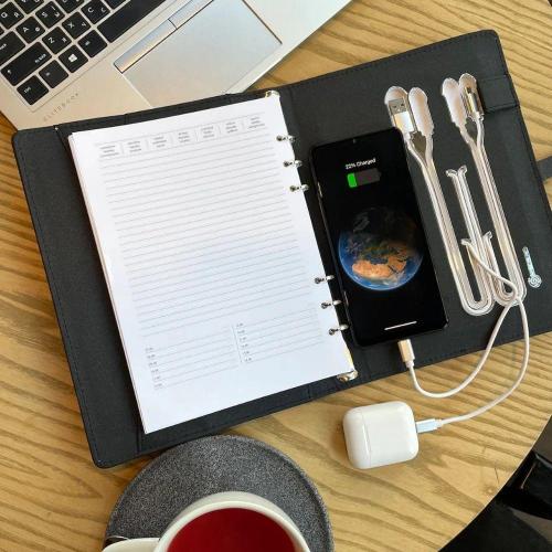 نوت بوك سمارت فاخر مع بوكس -قابل للطباعة أو الحفر