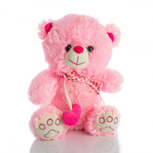 دبدوب مع قلبين وربطة عنق بتصميم فريد بحجم 30 سم