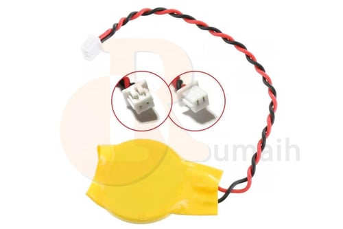 بطارية مذربورد لابتوب مع كيبل CR2032