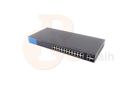Linksys LGS326 24-Port PoE Gigabit Smart Managed Switch - USED