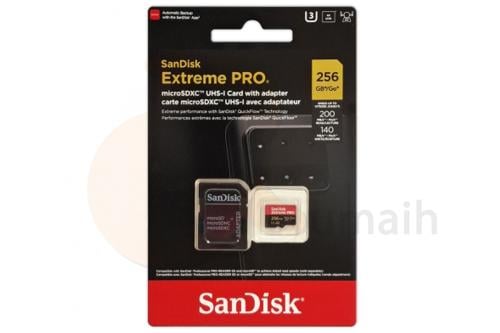 SanDisk microSD (microSDXC) 256GB Extreme PRO 200MBs 4k