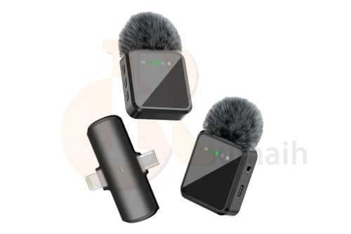 ميكروفون لاسلكي مزدوج ايفون و تايب سي F15-2