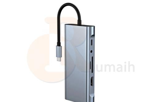 محول 11 في 1 تايب سي USB-C TO HDMI VGA LAN USB