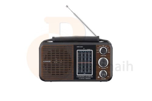 راديو متنقل قابل لشحن يدعم البلوتوث OMR1239BT