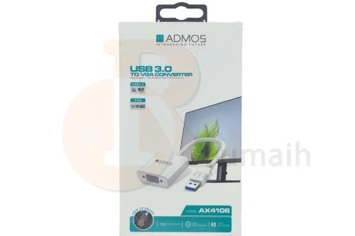 وصلة عرض بروجكتر USB 3.0 TO VGA AX4106