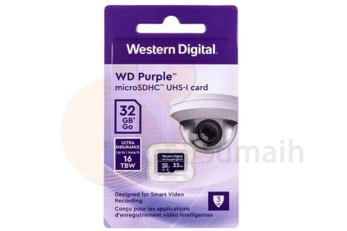 ذاكرة كاميرا مراقبة ويسترن ديجيتال WD 32GB