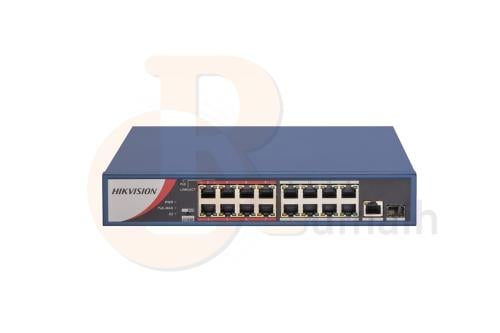HIKVISION 16-PORT Ethernet Switch POE DS-3E0318P-EM(B) - USED