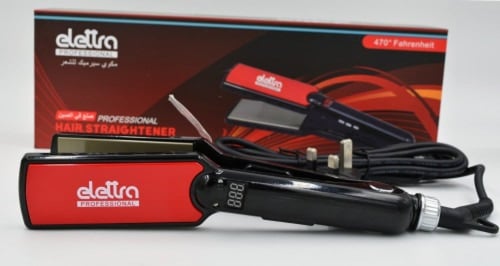 مكواة تمليس الشعر من ايليترا ELETTEA عريض المقبض ل...