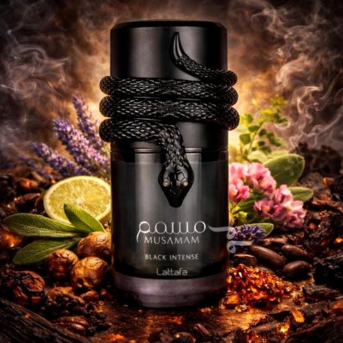 عطر مسمم بلاك انتنس الاسود Musamam Black Intense