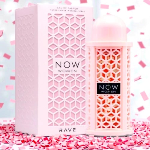 عطر ناو الوردي للنساء Rave Now