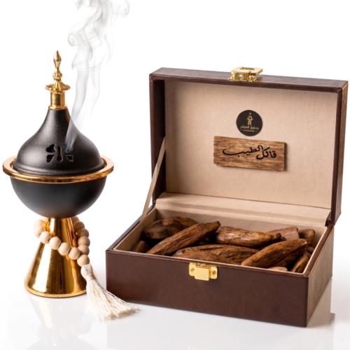 عود ماليزي سوبر 100 جرام + مبخرة وصندوق مجاناً