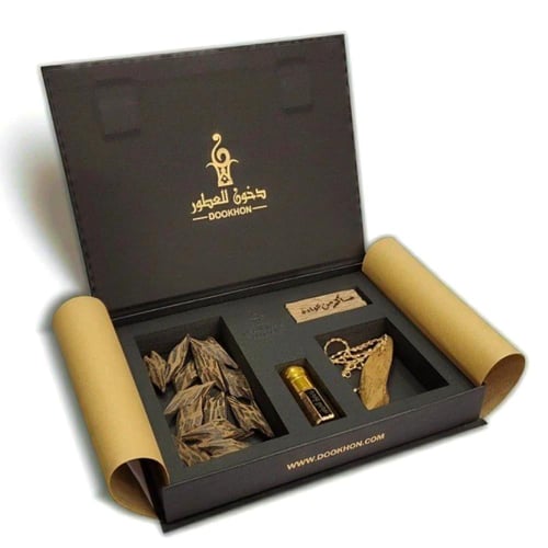 بكج عود الفخامة (كبير) مع تعليقة | هدايا وتوزيعات...