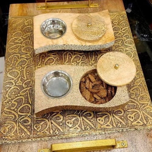 مبخر مع علبة عود صناعة يديوية هندي