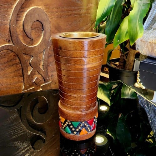 مبخر خشب مع فصوص