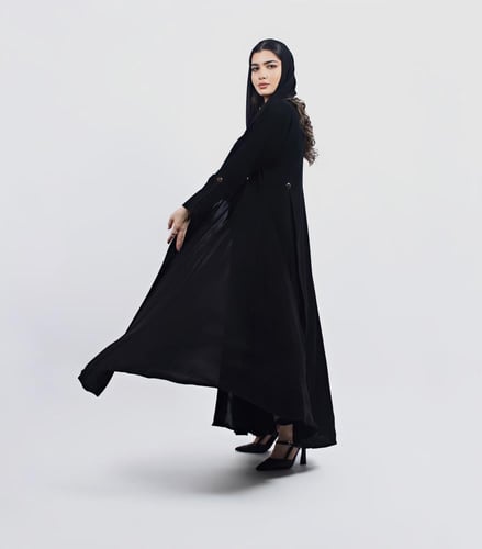 عباية كلوش ازرار