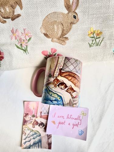 Sleeping kittens cup