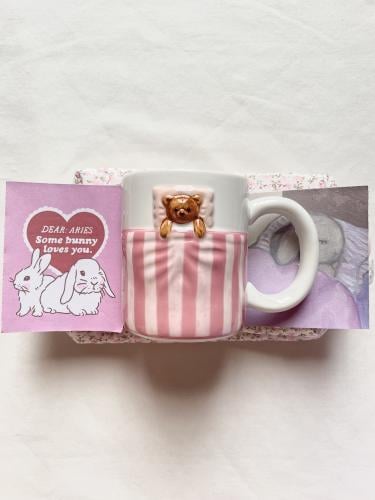 Sleeping teddy bear mug