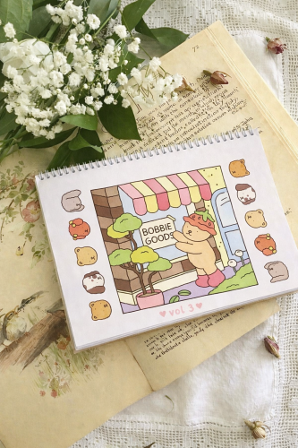 Boobie goods colouring book