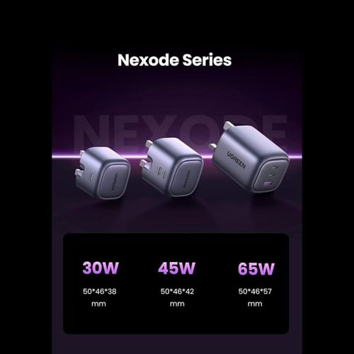 شاحن جداري يوجرين نيكسود بتقنية GaN بمنفذ USB-C PD...