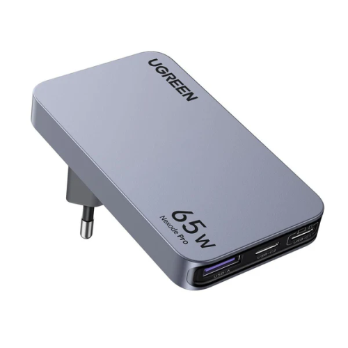 شاحن Ugreen Nexode Pro 65W 3 port ultra-slim USB G...
