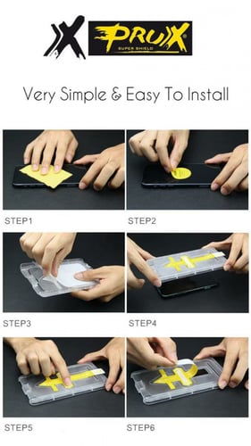 حمايه X PRUX - ايفون - شفاف