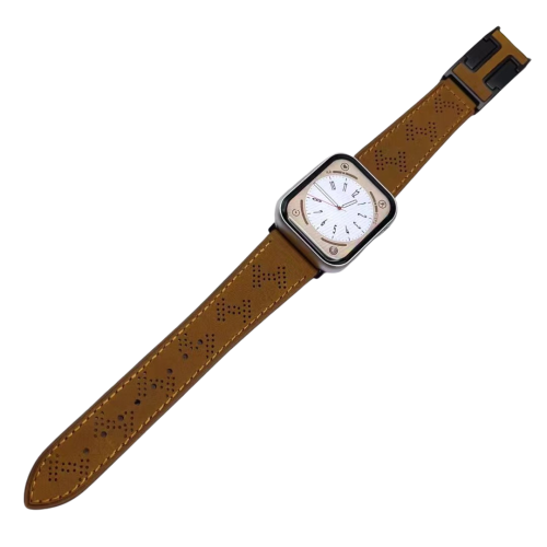 ريشن - RETION سوار بتصميم H لساعة ابل مقاس 49-45-4...