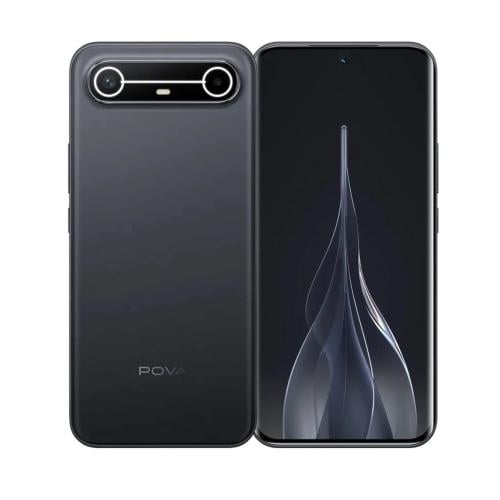 Tecno Pova Slim 256GB, 8+8GB RAM 5G - BlackEN العر...
