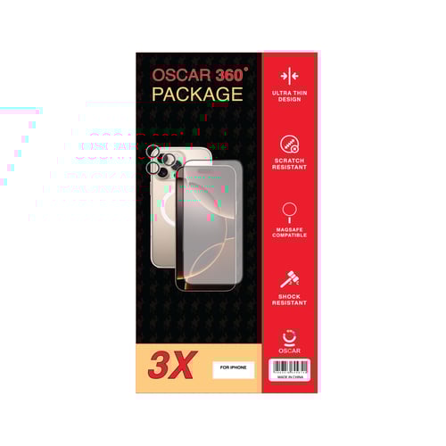 بكج الحماية الكامل من OSCAR - أيفون 16 جميع الأصدا...