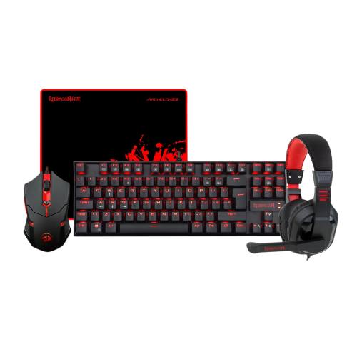 مجموعة الألعاب Redragon 4 في 1 لوحة مفاتيح ألعاب م...