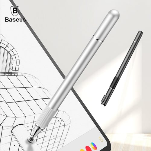 قلم ستايلس من بيسوس 2 في 1 - أسود