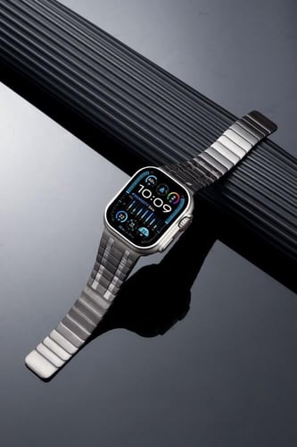 ريشن - RETION سوار رجالي ستانلس ستيل خام مغناطيسي...