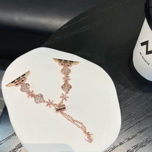 ريشن - RETION سوار نسائي ستانلس ستيل خام و مرصع لس...