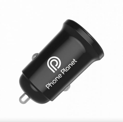 فون بلانيت شاحن سيارة منفذين usb - اسود