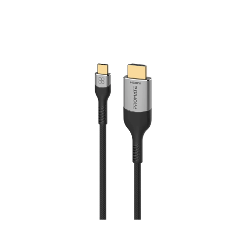 بروميت سلك HDMI الى USB-C بدقة MediaCord-8K - اسود