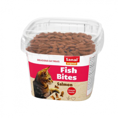 سنال مكافاة صحيحة بالسالمون للقطط 75غ