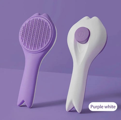 مشط للقطط و ازالة الشعر الميت